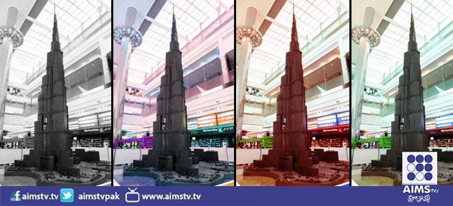 دبئی ایئرپورٹ پر دنیا کی سب سے بڑی عمارت  چاکلیٹ سے تیار-