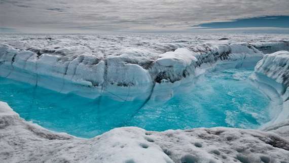 گرین لینڈسے برف غائب ہونےلگی