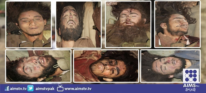 سانحہ  پشاور کے  سات دہشت گردوں کی لاشوں کی تصاویر جاری 
