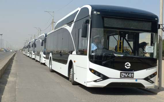 پاکستان میں پہلی الکٹرک بس سروس کاافتتاح